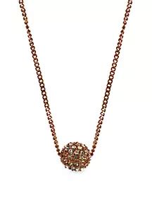 givenchy rose gold fireball necklace|Macy's.